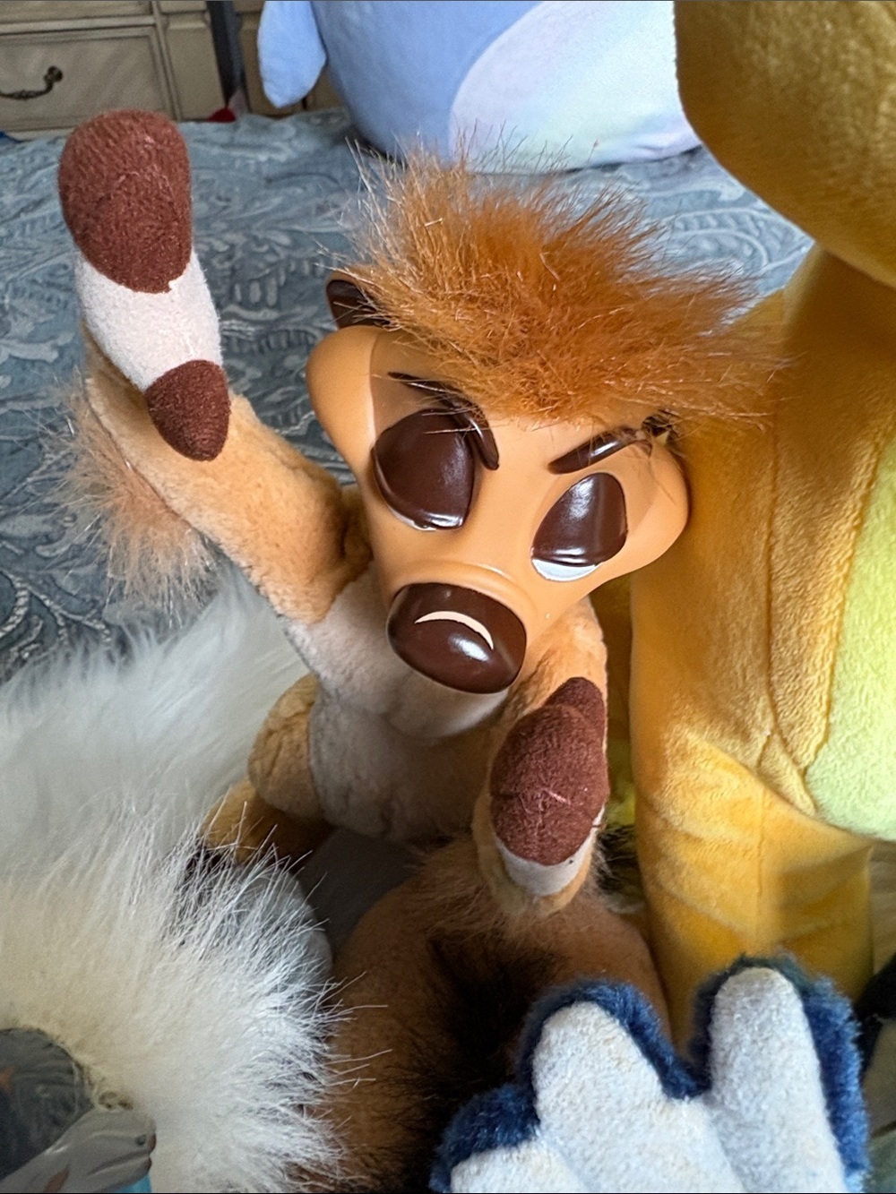 Disney Lion King Plush Set- Yellow Simba with Blue, Orange & Brown Friends - Picture 7 of 8